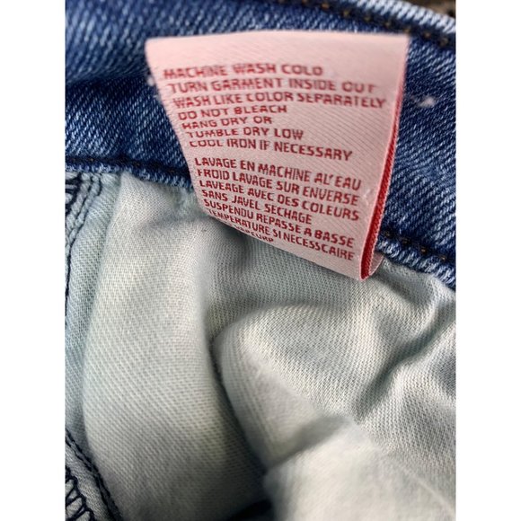 Vintage Y2k Revice Denim Heart Patch Work Jeans Size 27 - Picture 13 of 13